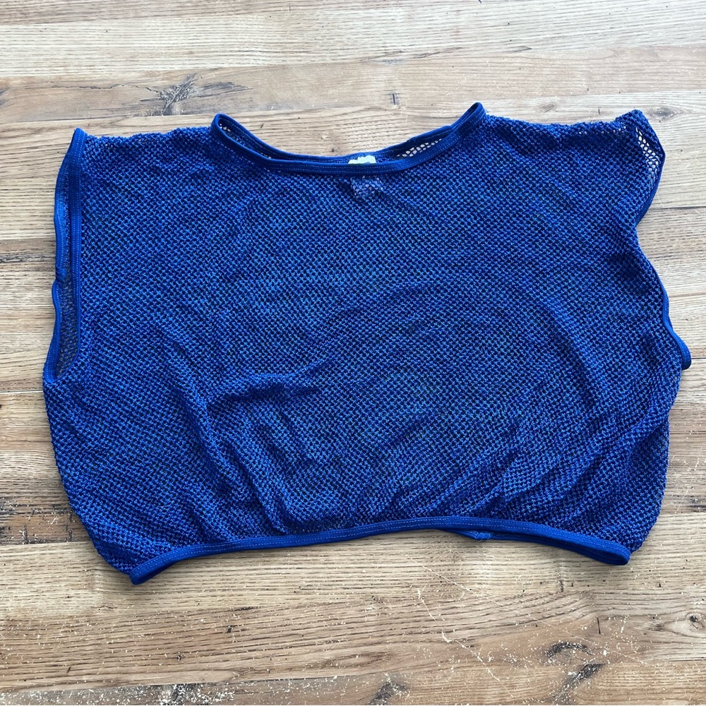 Vintage Jersey Crop Top 80s 90s Pinny
